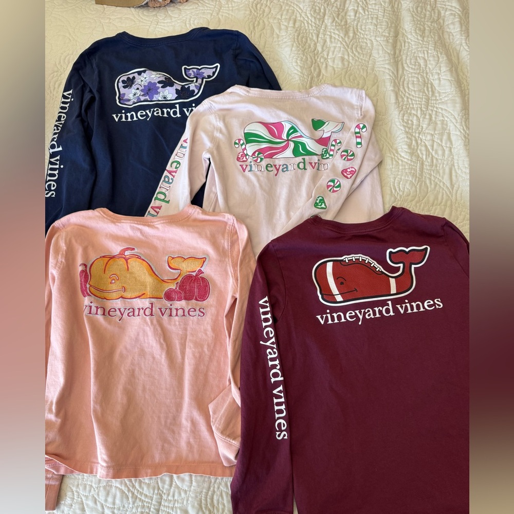 Vineyard Vines Kids Long Sleeve Tees bundle